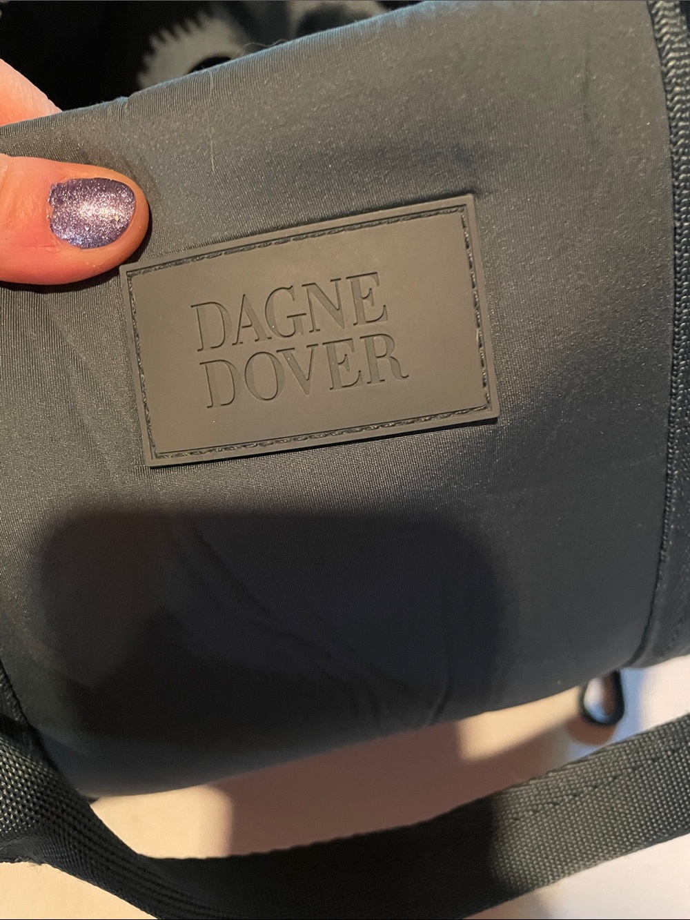 Dagne Dover Neoprene Tote in Blue - Picture 2 of 14